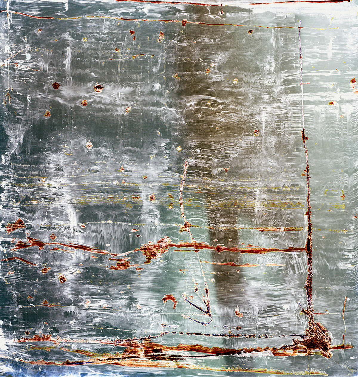 Overmalt 1, 2016 (95 x 90 cm)